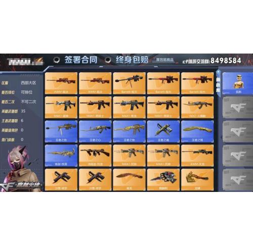 王者武器数量6狐影屠龙荣耀之锋稀有武器