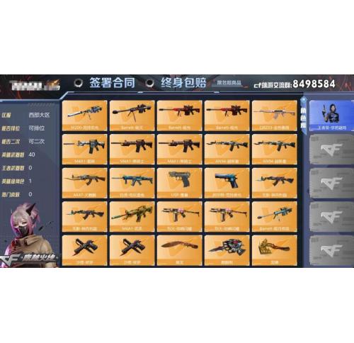 英雄武器数量40英雄角色数量1王者武器数量